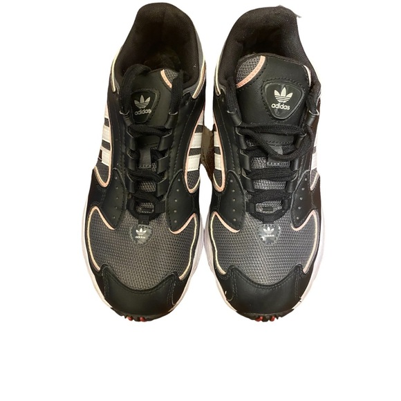 adidas Black and Red Athletic Shoes - Picture 2 of 7